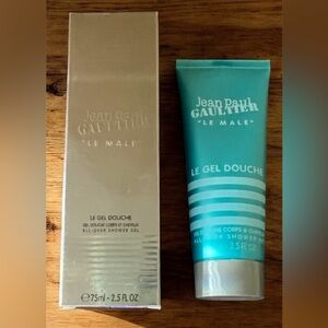 JEAN PAUL GAULTIER Le Male Shower Gel 2.5oz - NEW IN BOX! 🌟